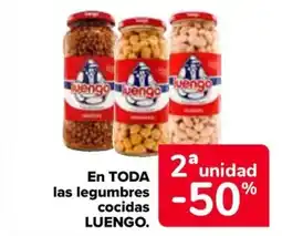 Carrefour LUENGO En toda las legumbres cocidas oferta