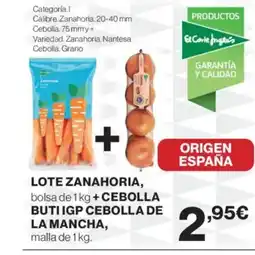 Supercor Lote zanahoria oferta