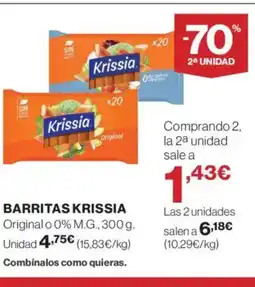 Supercor KRISSIA Barritas oferta