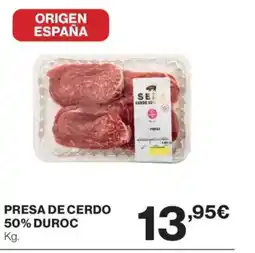 Supercor Presa de cerdo 50% duroc oferta