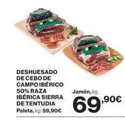 Supercor Deshuesado de cebo de campo ibérico 50% raza ibérica sierra de tentudia oferta