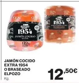 Supercor ELPOZO Jamón cocido extra 1954 o braseado oferta