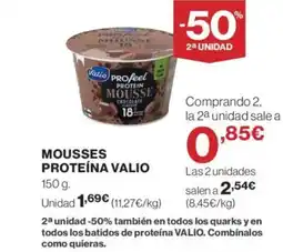Supercor VALIO Mousses proteína oferta