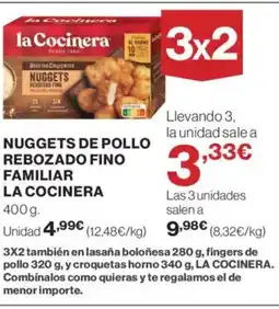 Supercor LA COCINERA Nuggets de pollo rebozado fino familiar oferta