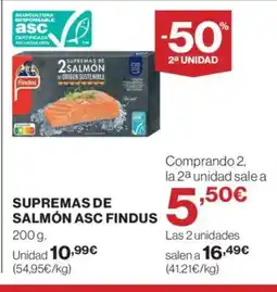 Supercor FINDUS de salmón asc oferta