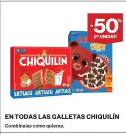 Supercor CHIQUILÍN En todas las galletas oferta