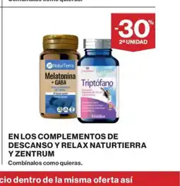 Supercor En los complementos de descanso y relax naturtierra y zentrum oferta