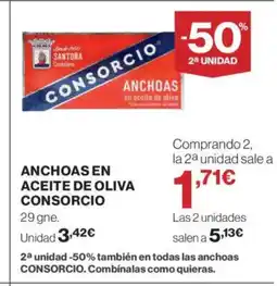 Supercor CONSORCIO Anchoas en aceite de oliva oferta