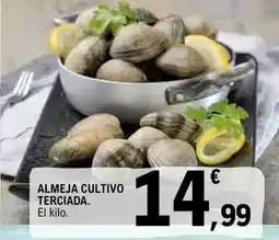 E.Leclerc Almeja cultivo tercida oferta