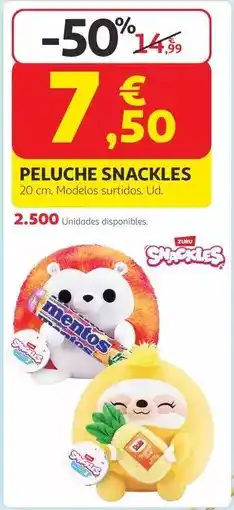 Alcampo Zuru - peluche snackles oferta