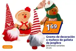 Action Gnomo de decoración o muñeco de galleta de jengibre oferta
