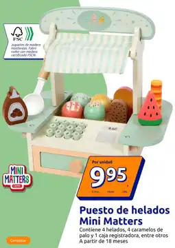 Action Puesto de helados Mini Matters oferta