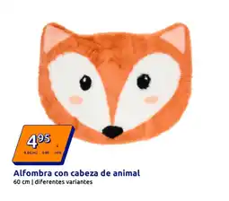 Action Alfombra con cabeza de animal oferta