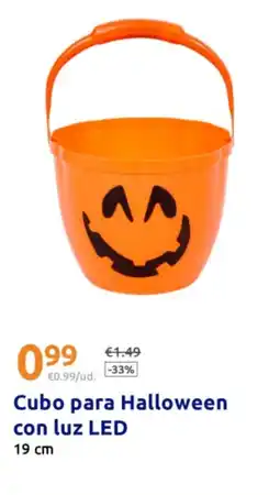 Action Cubo para Halloween con luz LED oferta