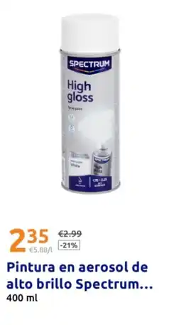 Action SPECTRUM Pintura en aerosol de alto brillo oferta