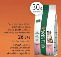 El Corte Inglés LIBRA Pienso para perros adultos salmón oferta