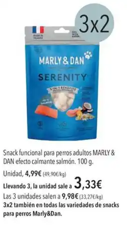 El Corte Inglés MARLY & DAN Snack funcional para perros adultos efecto calmante salmón oferta