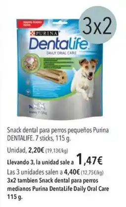 El Corte Inglés DENTALIFE Purina Snack dental para perros pequeños oferta