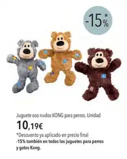 El Corte Inglés KONG Juguete oso nudos para perros oferta