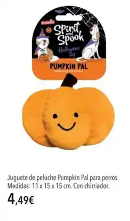 El Corte Inglés Juguete de peluche Pumpkin Pal para perros. Medidas: 11 x 15 x 15 cm oferta