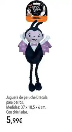 El Corte Inglés Juguete de peluche Drácula para perros. oferta