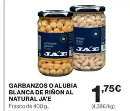 Supercor JA'E Garbanzos o alubia blanca de riñon al natural oferta