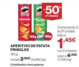 Supercor PRINGLES Aperitivo de patata oferta