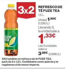 Supercor FUZE TEA Refresco de te oferta