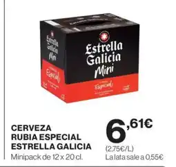 Supercor ESTRELLA GALICIA Cerveza rubia especial oferta