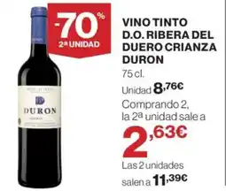 Supercor DURON Vino tinto d.o. ribera del duero crianza oferta