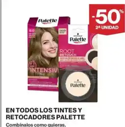 Supercor PALETTE Combinalos como quieras. En todos los tintes y retocadores oferta