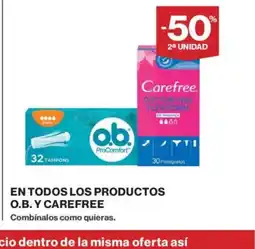 Supercor CAREFREE Combinalos como quieras. En todos los productos o.b. y oferta