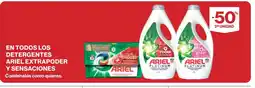 Supercor En todos los detergentes ariel extrapoder y sensaciones oferta