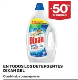 Supercor DIXAN GEL En todos los detergentes oferta