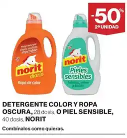 Supercor NORIT Detergente color y ropa oscura o piel sensible oferta