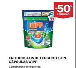 Supercor WIPP En todos los detergentes en cápsulas oferta