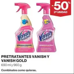 Supercor VANISH GOLD Pretratantes vanish y oferta