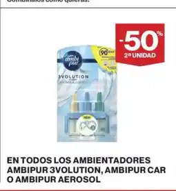 Supercor AEROSOL En todos los ambientadores ambipur 3volution, ambipur car o ambipur oferta