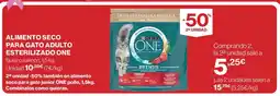 Supercor ONE Alimento seco para gato adulto esterilizado oferta