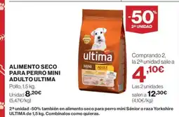 Supercor ULTIMA Alimento seco para perro mini adulto oferta
