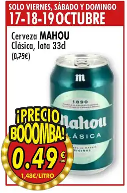 SPAR MAHOU Cerveza Clásica oferta