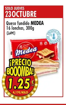 SPAR MEDEA Queso fundido oferta