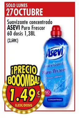 SPAR ASEVI Suavizante concentrado Puro Frescor oferta