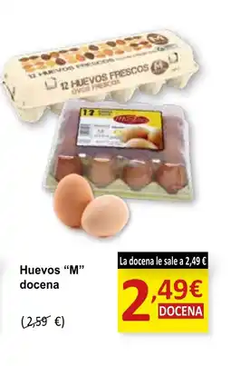 SPAR Huevos "M" docena oferta