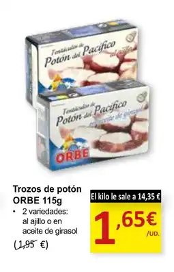 SPAR ORBE Trozos de potón oferta