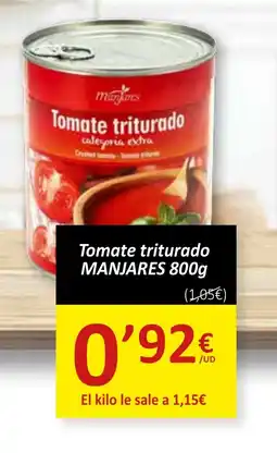SPAR MANJARES Tomate triturado oferta