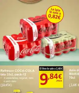 SPAR COCA-COLA Refresco oferta