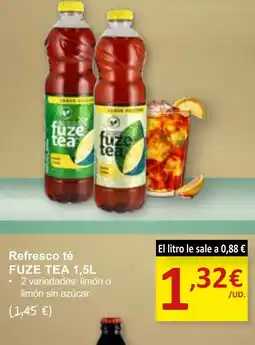 SPAR FUZE TEA Refresco té oferta