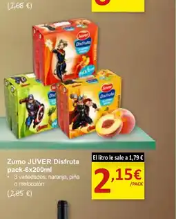 SPAR JUVER Zumo Disfruta oferta