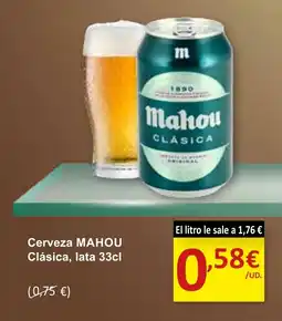 SPAR MAHOU Cerveza Clásica oferta